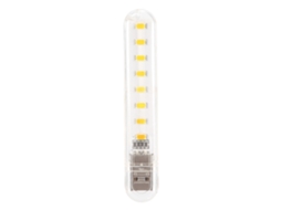 Luz Noturna Led Mini Alta Luminosidade Lâmpada de Leitura Mesa Laptop Usb Branco Quente | S/MARCA