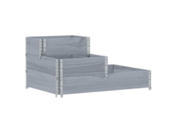 Raised Bed, Raised Beds Vidaxl Cinzeto Madeira De Pinho (120 X 80 Cm (60 X 40 Cm))