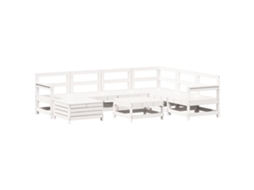 Garden Sofa Set, Garden Sofa Sets Vidaxl Branco Madeira De Pinho (n/a)