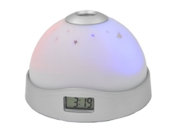 Projeção De Noite Estrelada Oceânica, Projetor De Despertador De Estrelas Com Luz Noturna Que Muda De Cor, Cria Uma Atmosfera Silenciosa E Relaxante P