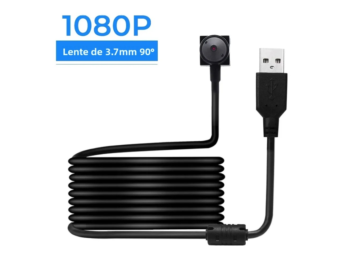 Webcam Mini Usb de 2 Megapixels MDUG (1080p, Lente de 3,7 Mm)