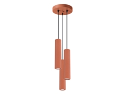 Sollux Sl.1633 Karbon Lámpara Colgante 3p Rojo Ocre