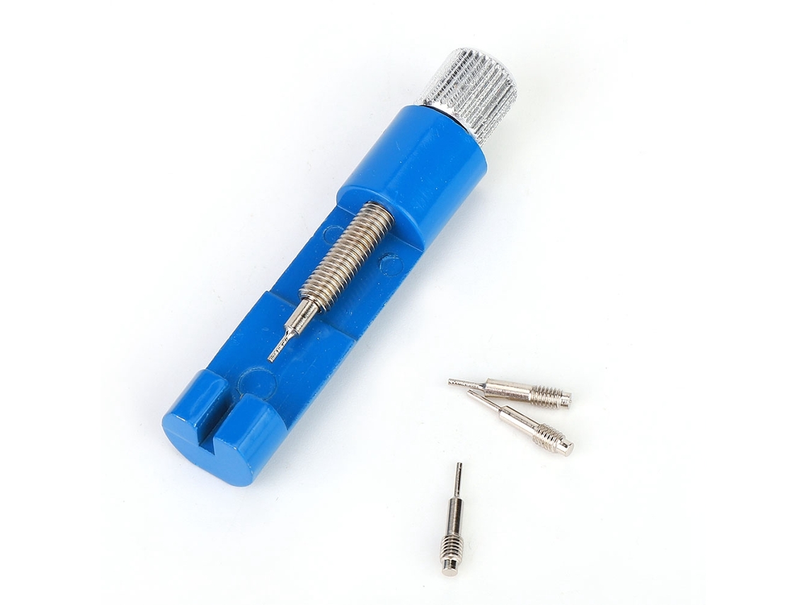 Ferramenta Ajustadora De Pulseira De Relógio Metal Com Remoção De Pinos Azul