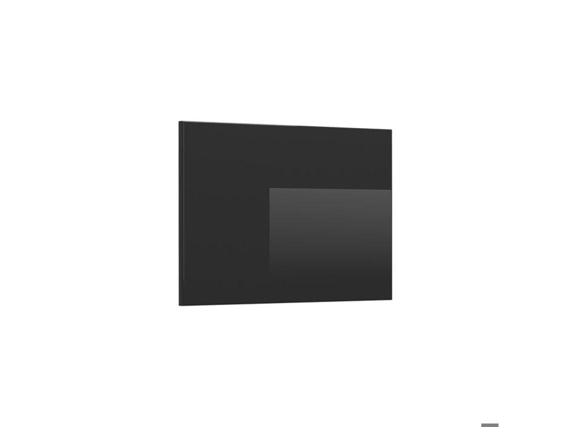 Frente de Cozinha R line VICCO 59.6x36cm para Móvel de Parede Plano, Preto Alto Brilho