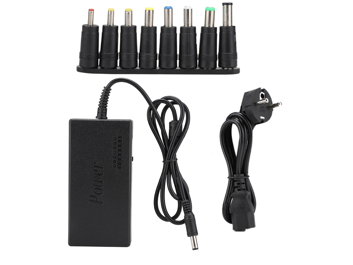 2026zentro-adaptador De Alimentação Universal Para Notebook 96w Com 8-pumps, Saída Dc 12v~24v, Plug 100-240v