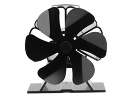 Ventilador de Estufa Madeira 6 Lâminas Silencioso Resistente Calor