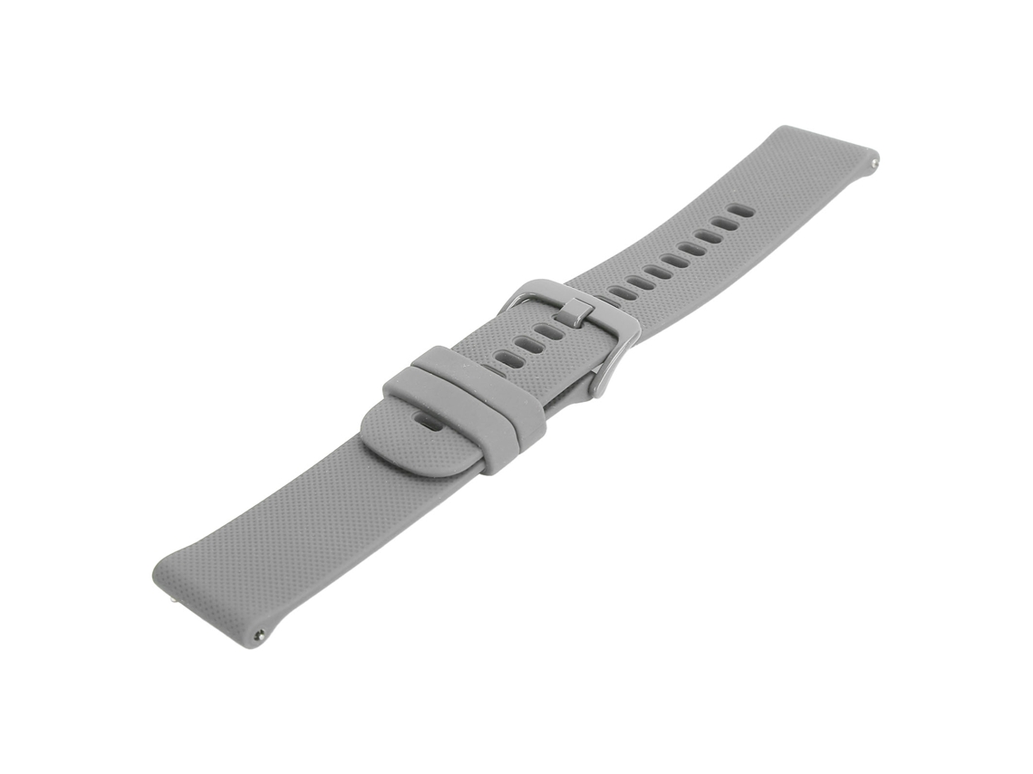 Pulseira de relógio Mali substituta para Galaxy Watch 3/gear S3, cinza, silicone ajustável