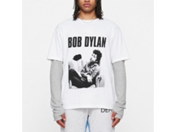 Bob Dylan Sitting T-shirt Unisex Adults Size:l