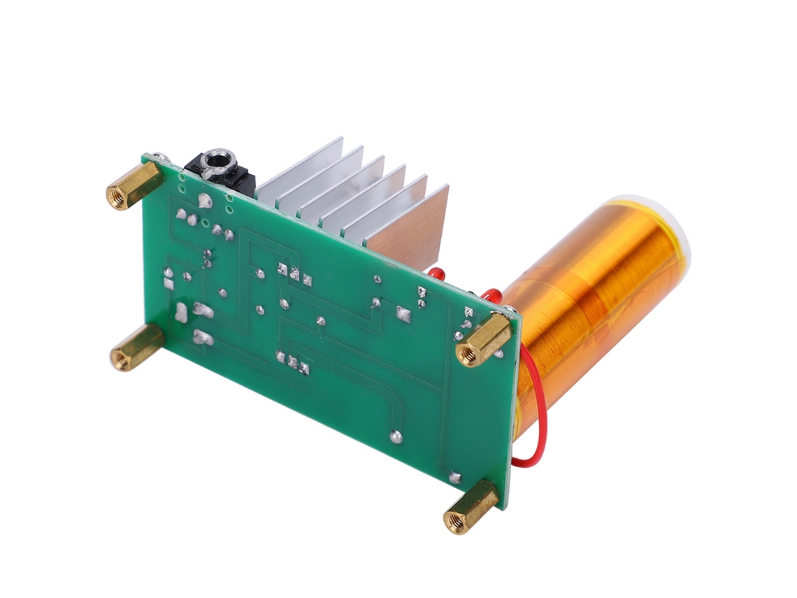 Kit De Montagem Tesla Coil Module Diy Mini 15w Com Laxiscreed, Compatível Com 15-24v Dc