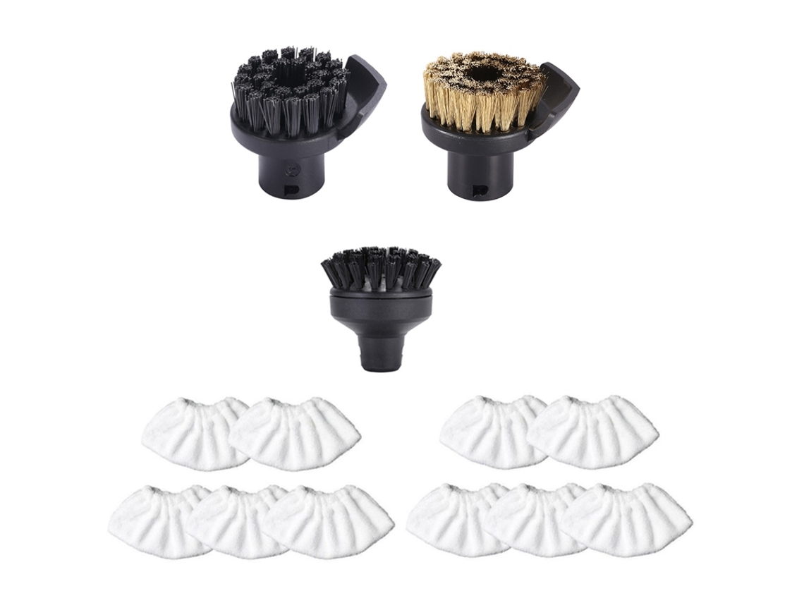 Acessório para Aspiradores KARCHER 3 un Escova Vapor 10 un Terry Cobertura Sc1Sc2Sc3