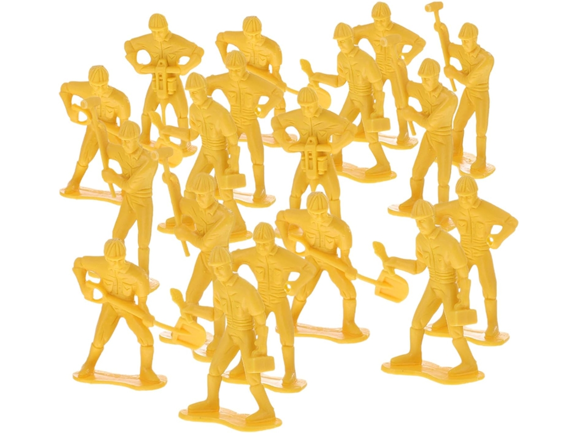 Conjunto De 54 Miniaturas De Operários Da Construção Civil Para Meninos E Meninas.