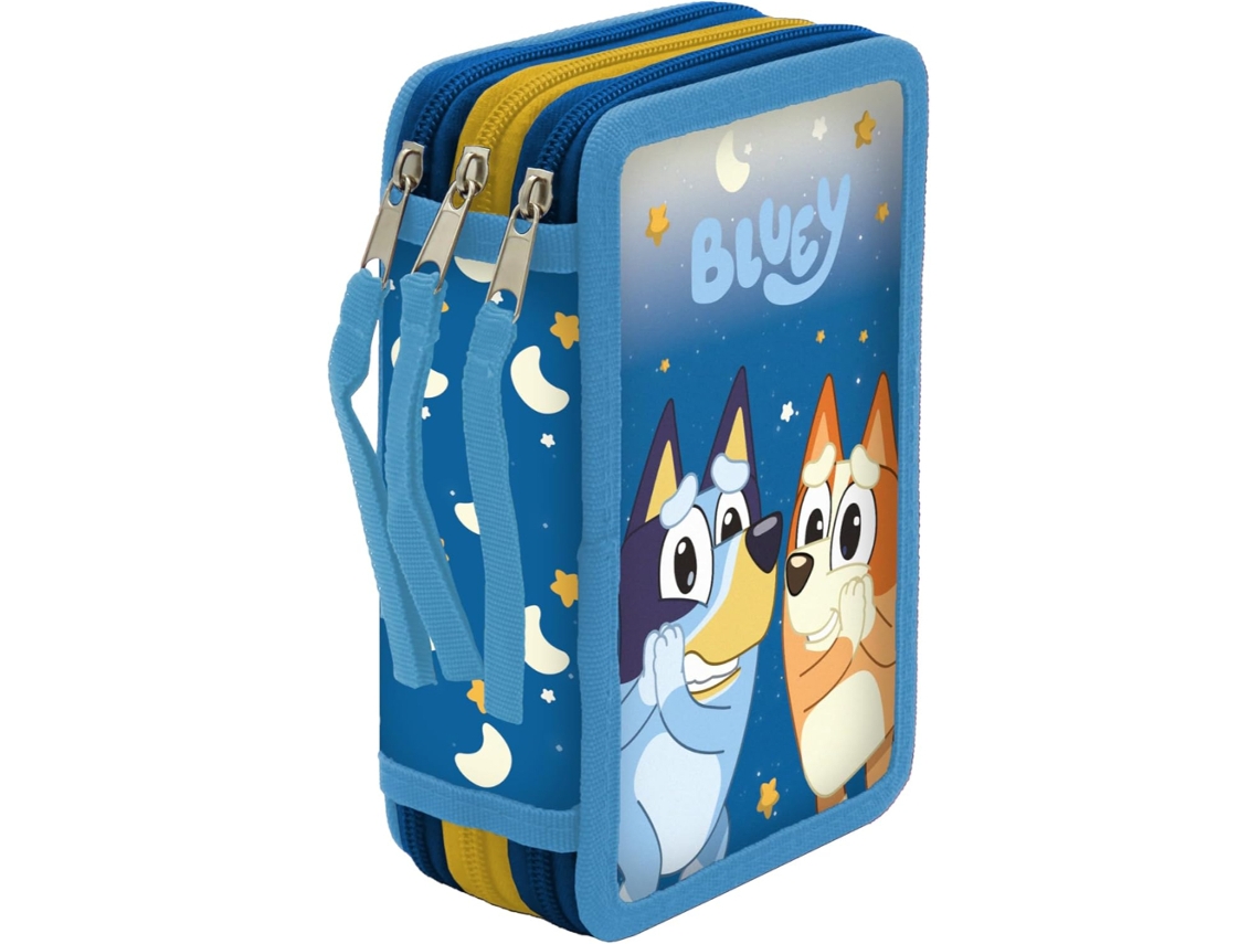 Estojo Com Material Escolar Bluey 3 Andares 87961