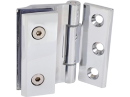 Dobradiça Para Porta De Vidro Reforçada, Sem Moldura, Portas Banheiro