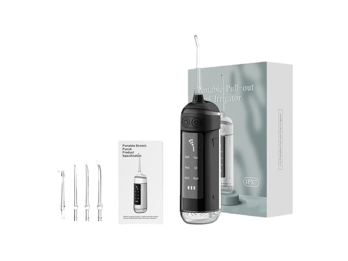 Irrigador Oral Portátil Yizhood L13 Preto