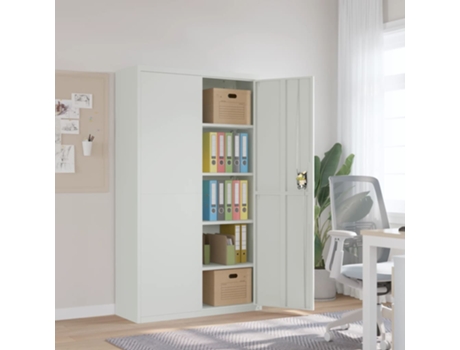 Arquivador VIDAXL 105X40X180 Cm Aço Cinzento-Claro