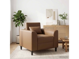 Vidaxl Poltrona Cappuccino Couro Sintético
