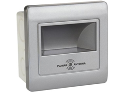 Ponto de Parede Quadrado de Alumínio com Detector de Microondas 2W Eq. 16W 4200K Dim. 86X86Mm HOROZ ELECTRIC