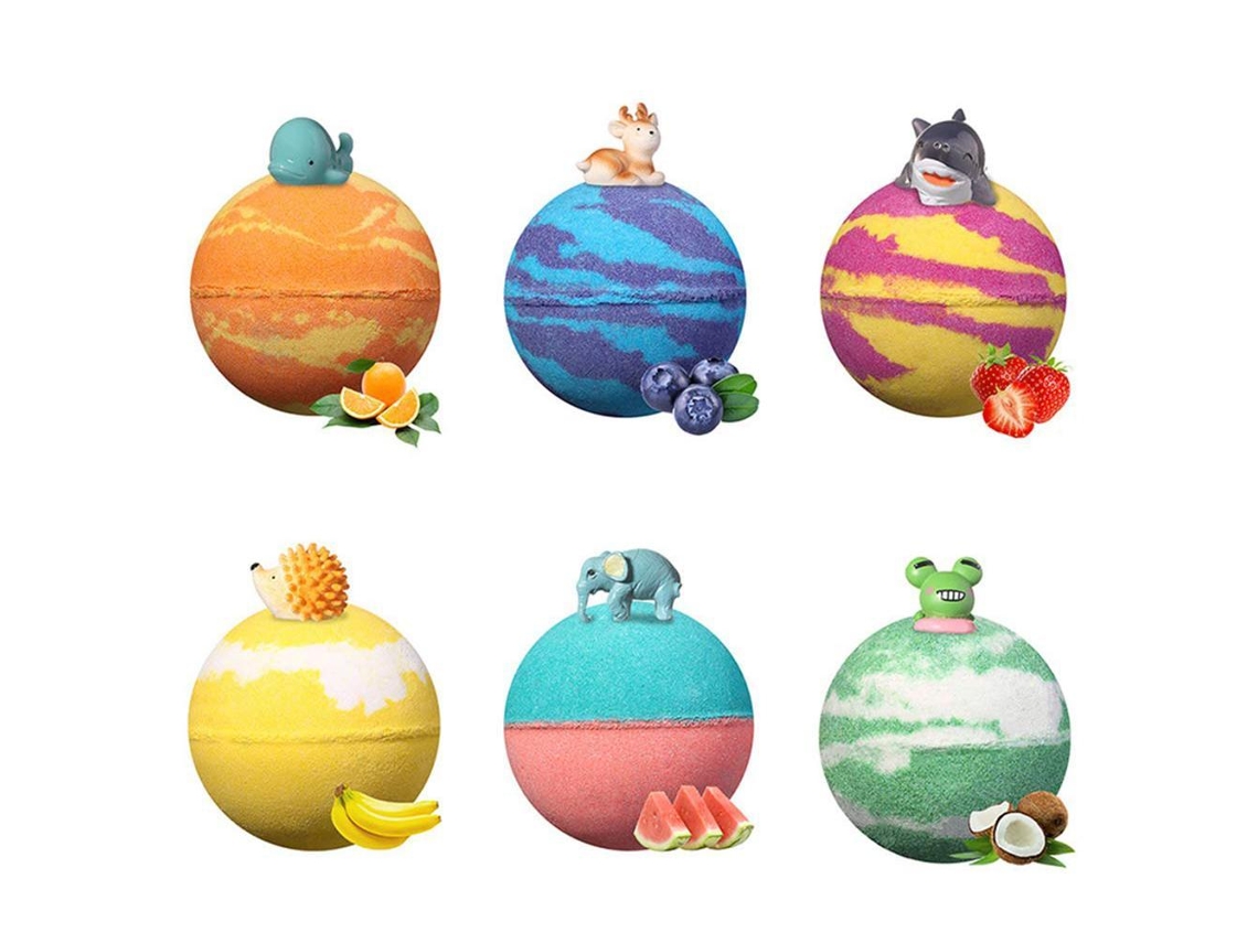 Bolas De Sal De Banho Com Bolhas Ideais Para Presente