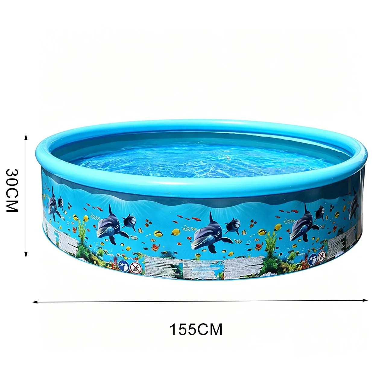 Piscina Inflável (155 Cm), Multifuncional, Dobrável e Reutilizável, Indicada para Atividades Aquáticas Internas e Externas.