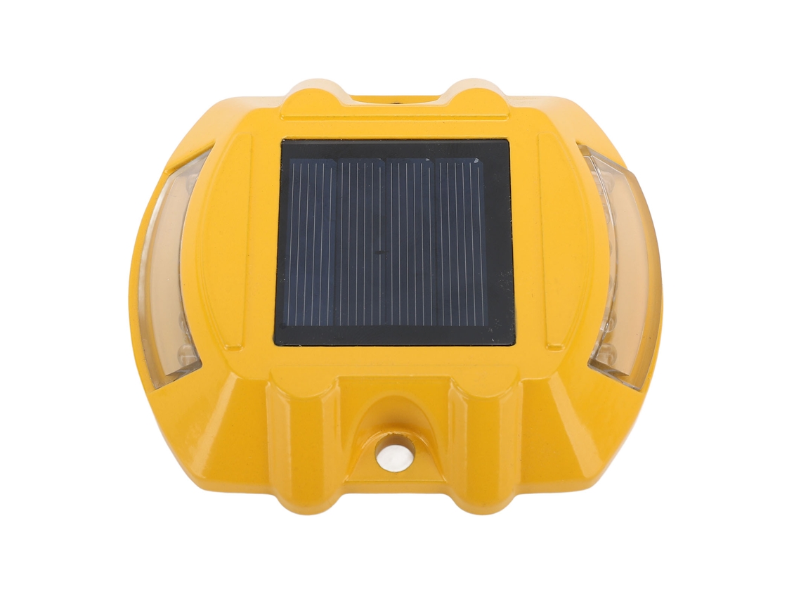 Luz Solar Calçada Alumínio Ip68 Led Sinalizador Estrada Verde S/MARCA