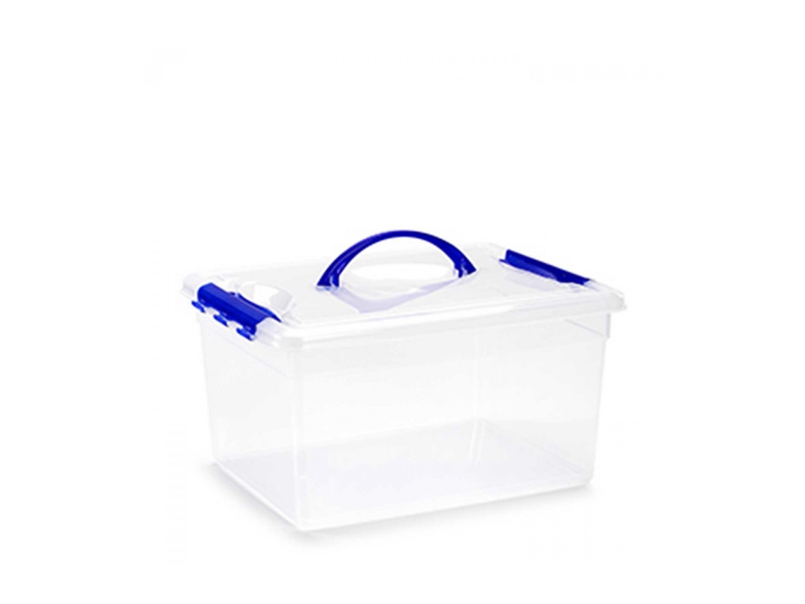 Caixa de Plástico Transparente ACAN (34x18x27 cm)