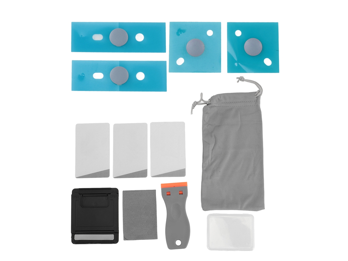 Aetheria 4pcs Pés de Substituição para Laptop Anti derrapante com Ferramentas Acessórios Azul