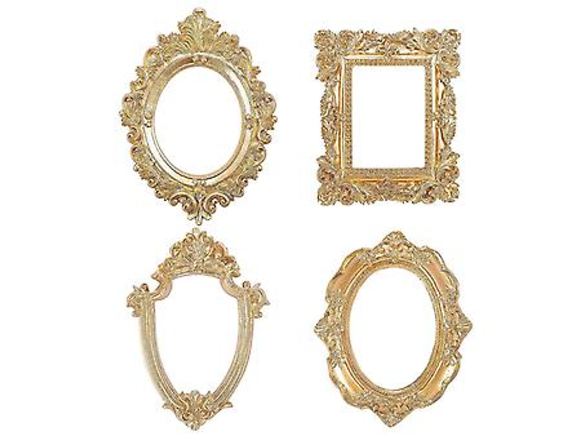 4 Peças Vinta Moldura Para Fotos Moldura Para Fotos Suspensa Moldura Para Fotos Exibição De Mesa Tma Aquaforge