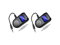 Transmissor E Receptor Bluetooth 4 Em 1 (2 Unidades), Adaptador De Áudio Aux Bluetooth 5.0 Sem Fio De Baixa Latência Para Sistema De Som Doméstico.