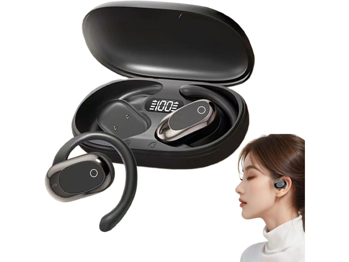 Fones De Ouvido Sem Fio Supra Auriculares Com Cancelamento Ruído, À Prova D Água, Ideais Para Corrida