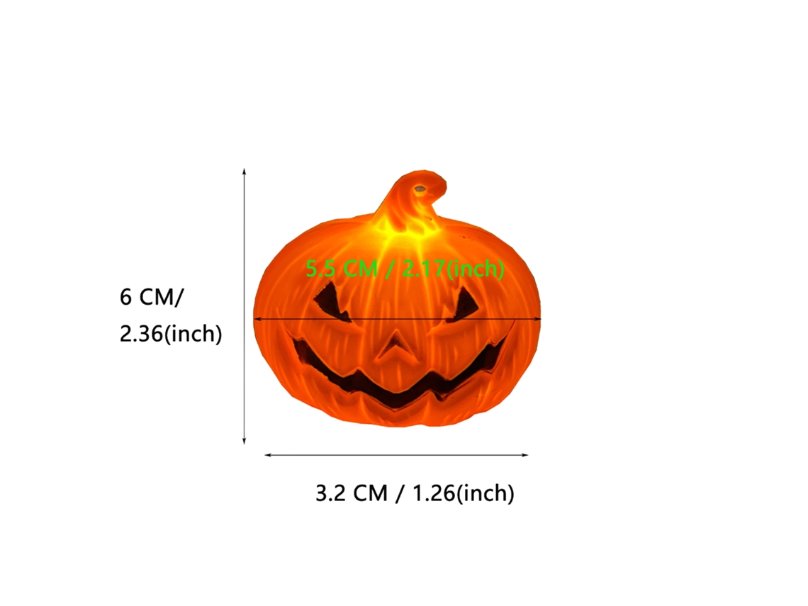 Laxiscreed Abóbora Lumiosa De Halloween Com Luz Encantada Para Decoração E Presentes