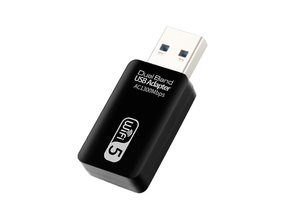 Adaptador Usb Wi Fi 5ghz, Adaptador Usb Wi Fi Ac1300mbps, Adaptador Wi Fi Dual Band Usb 3.0 Ethernet 2.4g 5g W Hengjian