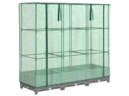 Raised Bed, Raised Beds Vidaxl Cinzeto Polipropileno (120 X 40 X 123 Cm)