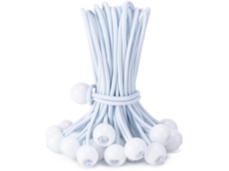 Cordas Elásticas Com Bola, 30 Unidades, 10 Cm, Borracha, Reforçada, Para Lonas, Barracas, Camping, Fixação
