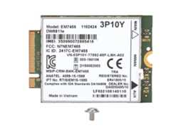 Placa De Rede Sem Fio Para Módulo Wwan 4g Dell Dw5811e Lte 3p10y Em7455