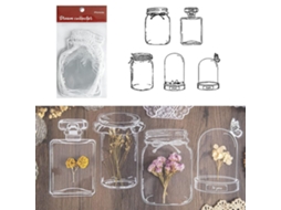 20pcs Marca página de Flores Secas Transparentes para Leitura e Decoração | S/MARCA