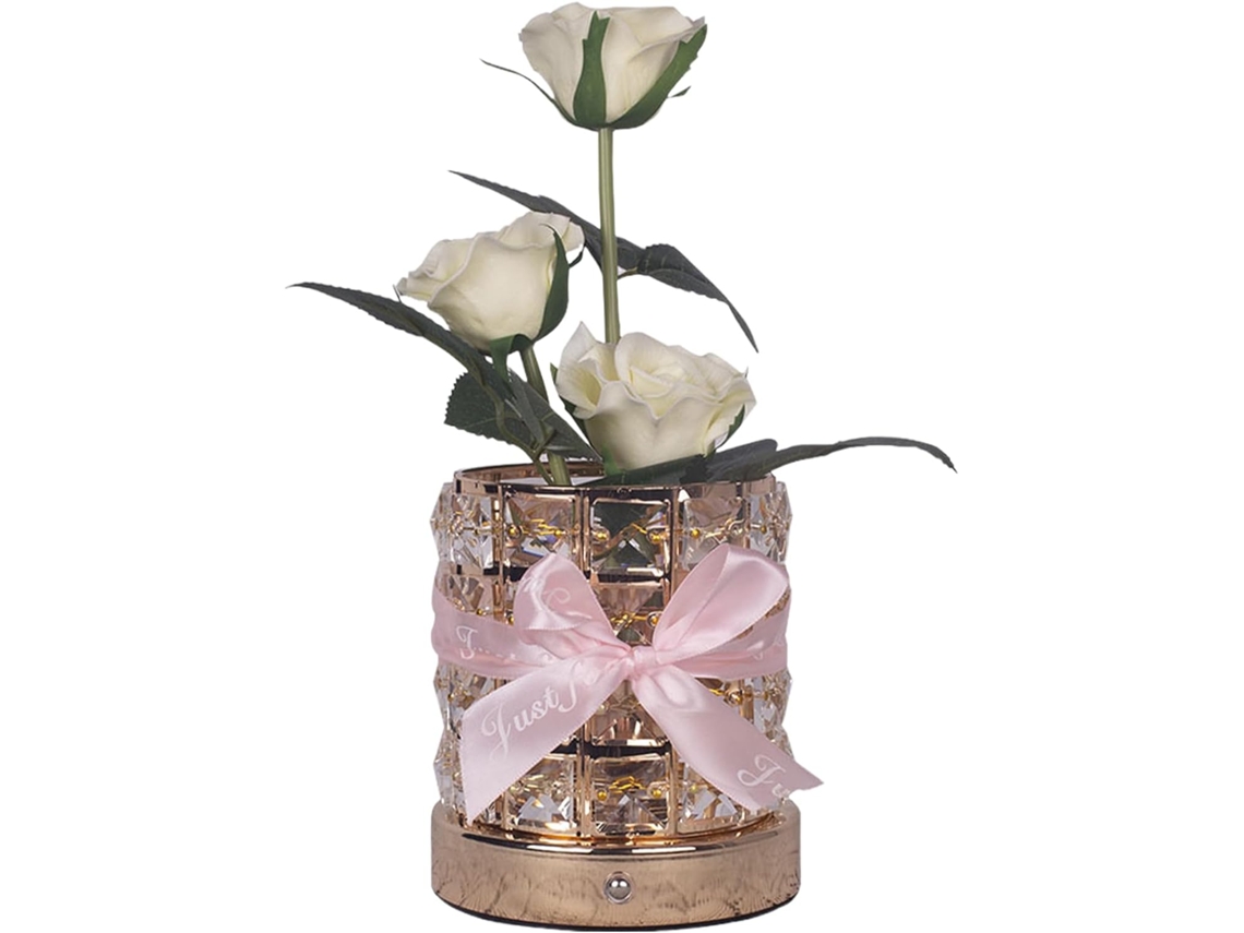 Decoração De Rosas Luminosas Românticas 3 Cores Com Intensidade