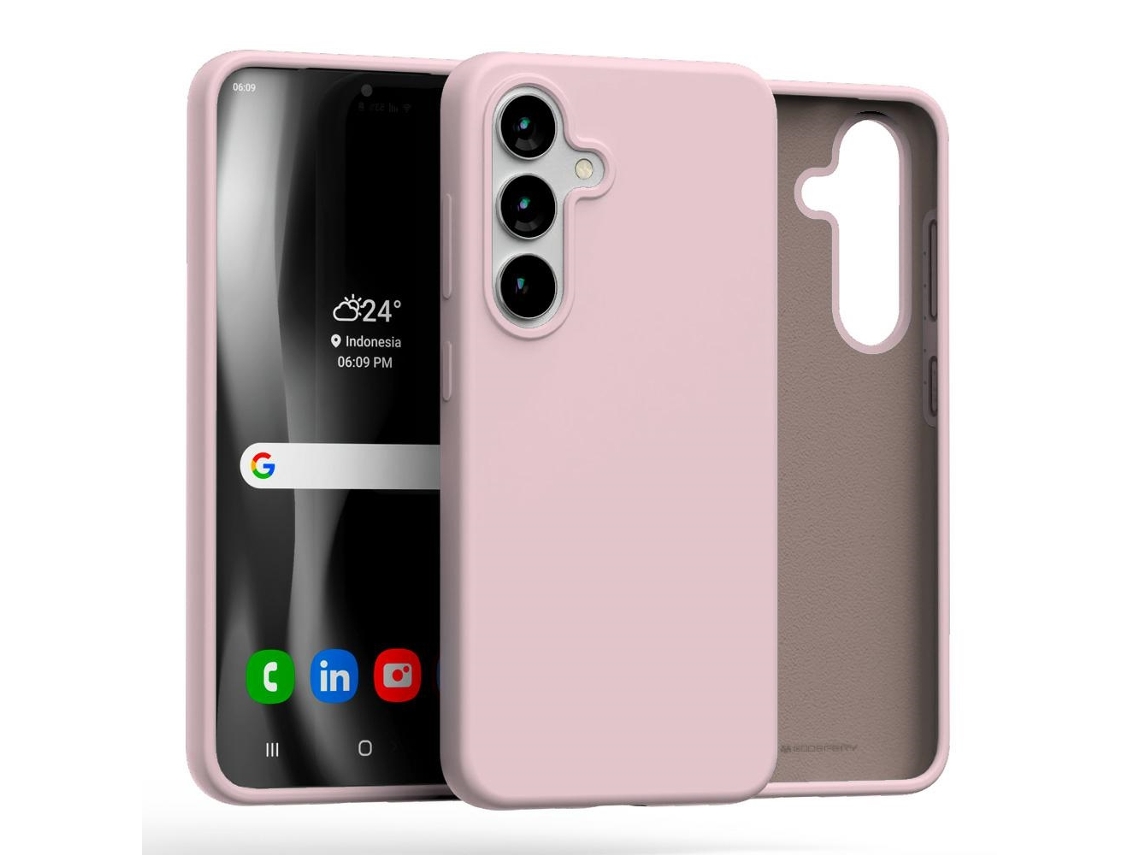 Capa De Silicone De Mercúrio Para Samsung Galaxy S25 S931 Com Crescimento Retardado