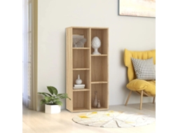 Vidaxl Estante 50x25x106 Cm Derivados De Madeira Carvalho Sonoma