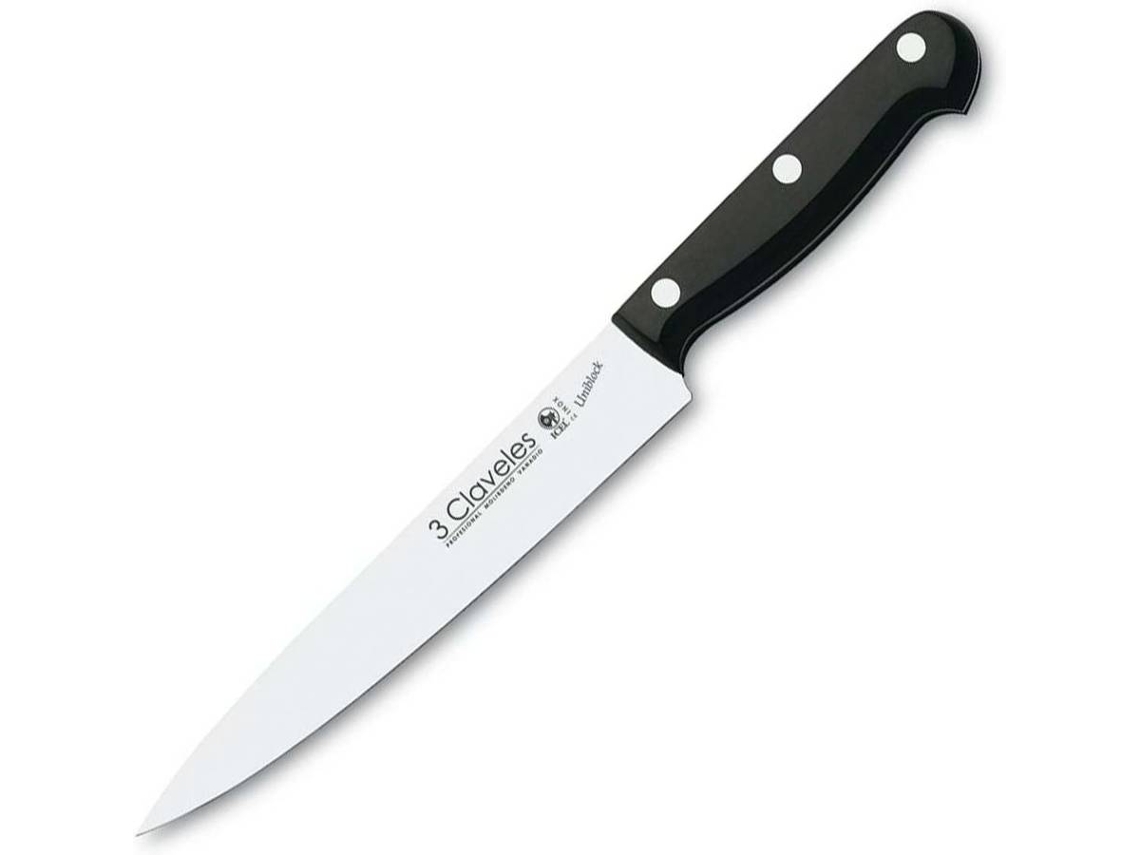 Faca de Cozinha 3 CLAVELES (Aço Inox - 17 cm - 6.5'')