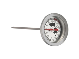 Termômetro Analógico Para Cozinha. Com Sonda. Ideal Fornos. Carnes. Assados. Etc. Com Indicador de Temperatura Ideal de Acordo Com As Carnes ORYX