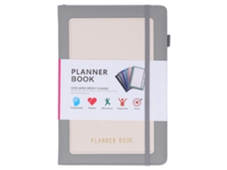 Planejador Semanal A5: Caderno De Metas Com Papel Grosso E Resistente À Tinta Para Escola, Escritório E Viagens