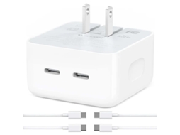 Adaptador de Corriente Pd de 35 W Con Cabezal de Carga Rápida Dual Pd para Iphone 14