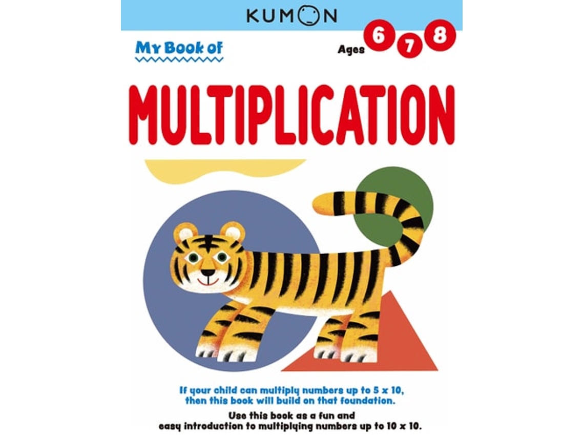 Livro Kumon My Book Of Multiplication De Kumon Publishing (inglês)