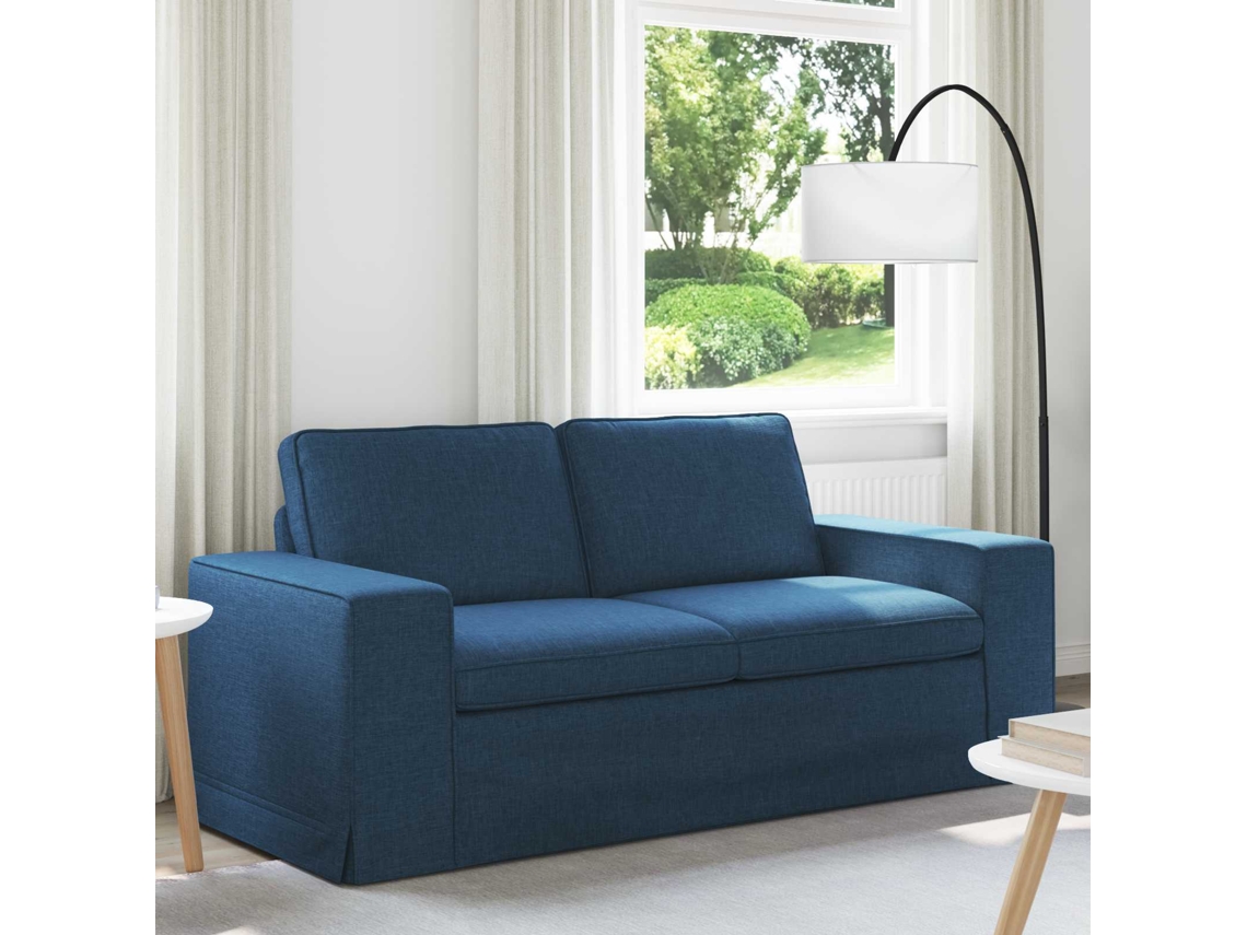 Vidaxl Sofá Azul 182 X 80 X 82 Cm Tecido