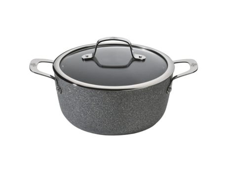 Caçarola com Tampa BALLARINI 75002-828-0 Preto Cinzento Aço Aço Inoxidável Alumínio 16 cm 1,4 L 1 Unidade