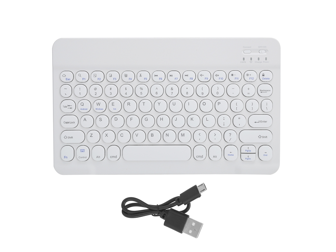 Teclado Bluetooth Sem Fio 10 Polegadas com Capa | S/MARCA