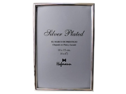 Moldura HOFMANN Prateada (Metal - 10 x 15 cm) — Material: Metal | Estilo: Universal