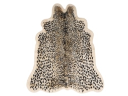 Alfombra Con Estampa De Leopardo Sintético, Tacto Suave, Ecológica Y Lavable A Máquina. Oem
