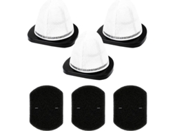 Conjunto De 3 Filtros Laváveis Para Aspirador Pó, Espuma, 20301,