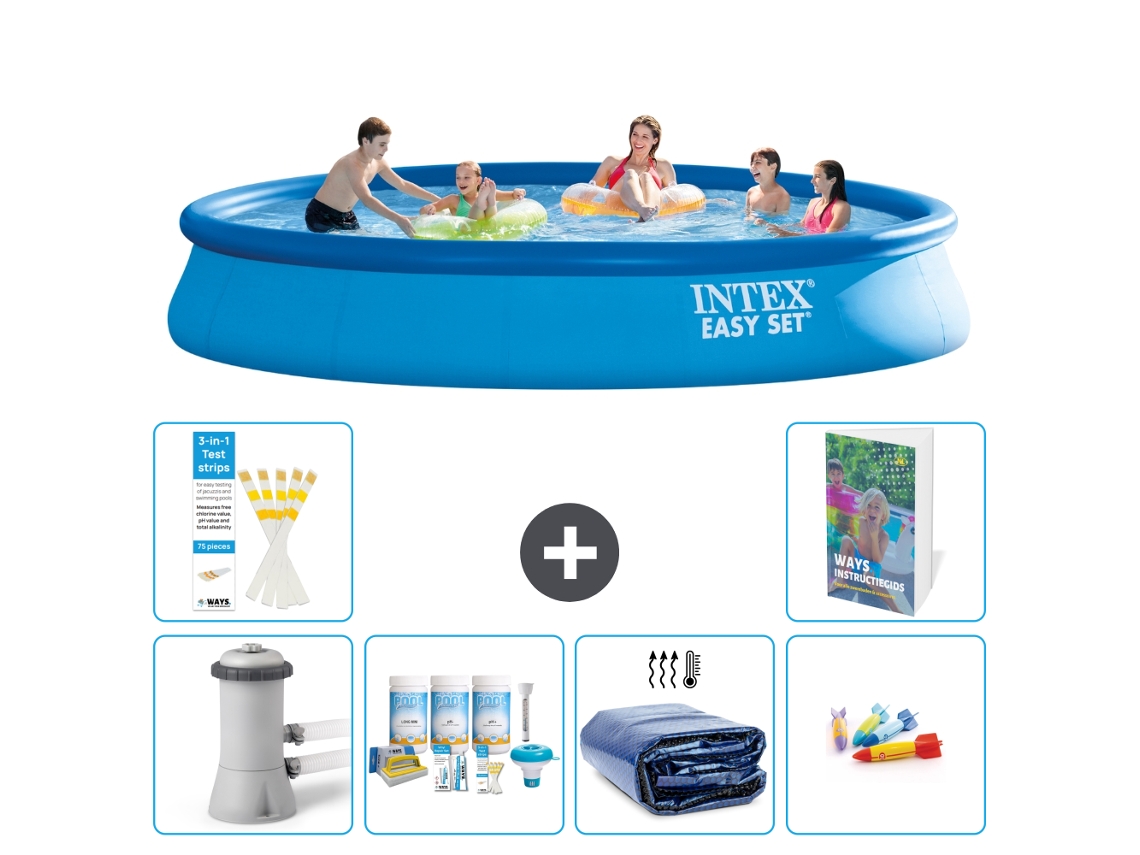 Intex Piscina Easy Set Redonda - 457x84 Cm - 7-peças S282